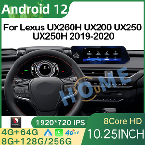 Nuevo Snapdragon Android 13 Radio de coche navegación GPS para <span class=keywords><strong>Lexus</strong></span> <span class=keywords><strong>UX</strong></span> ZA10 UX200 UX250h 2018-2022 reproductor Multimedia CarPlay Autoradio - Product Image 2