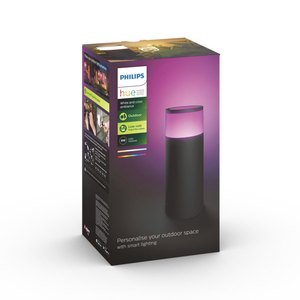 Lampe de jardin et lampadaire extérieur intelligent PHILIPS <span class=keywords><strong>Calla</strong></span> IP66 en acier importé, compatible HomeKit HUE - Product Image 1