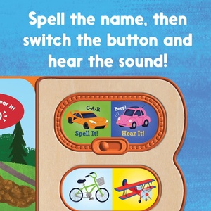 Libro de Sonidos de Vehículos para Niños Pequeños, con Sonidos para Repetir y Deletrear - Product Image 5