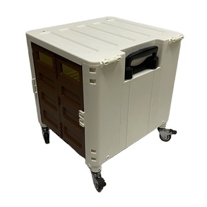 बाफुलुओ थोक एल्यूमीनियम 4 पहियों फोल्डेबल व्यक्तिगत प्लास्टिक फोल्डिंग शॉपिंग कार्ट के लिए शॉपिंग कार्ट - Product Image 1