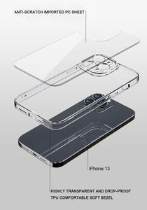 SIGH-funda transparente para <span class=keywords><strong>iPhone</strong></span> <span class=keywords><strong>14</strong></span> 13 12 11 <span class=keywords><strong>pro</strong></span> <span class=keywords><strong>Max</strong></span> X/AX 7 8, precio promocional de calidad - Product Image 2