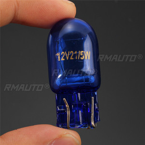 1/2/4 ชิ้น T20 580 7443 W21/5W 12V W3x16q แก้วสีฟ้าธรรมชาติหยุดเบรคไฟท้ายรถสัญญาณด้านข้างหลอดไฟสีขาว - Product Image 5