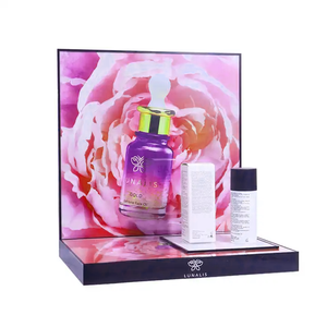 Bàn trưng bày sản phẩm trang điểm và chăm sóc da bằng acrylic đặt bàn hình chữ L, giá đỡ trưng bày mỹ phẩm bằng acrylic - Product Image 5