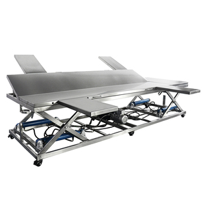 Mesa de Operaciones Veterinaria Hidráulica Eléctrica en Forma de V, Mesa de Operaciones para Mascotas de Acero Inoxidable, IN-P005 - Product Image 4