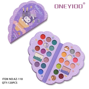 Palet onejioo <span class=keywords><strong>28</strong></span> warna multiwarna Matte selesai mutiara bentuk hati kartun <span class=keywords><strong>Eyeshadow</strong></span> piring sombras para ojos - Product Image 5