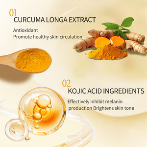 O'KADY Tampons Nettoyants Naturels au Curcuma et à l'Acide Kojique pour un Nettoyage en Profondeur des Pores et un Éclaircissement de la Peau, Tampons Exfoliants Doux pour le Visage Personnalisables - Product Image 3