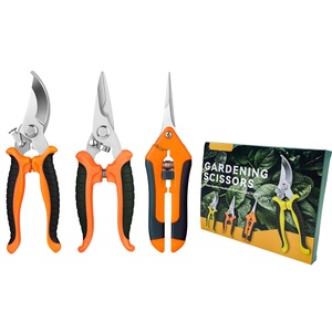 Promotional 3 Pcs Garden Flower Shears Pruning <strong>Scissors</strong> Bypass Garden Pruner for Yard Gardening - Product Image 1