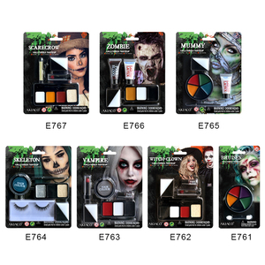 <span class=keywords><strong>Esqueleto</strong></span> Pestañas de Halloween Pestañas postizas en forma de <span class=keywords><strong>esqueleto</strong></span> para disfraz espeluznante Maquillaje Cosplay - Product Image 1