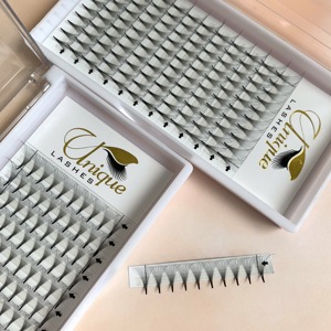 10d Premade Fan Eye Laches Gros Cils 9d Faux Vison Cheveux Humains Cils Lshes Extension - Product Image 5