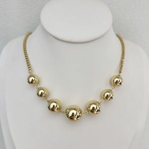 Colar Choker com Inicial em Estilo Oceânico, Banho de Ouro, Novo Lançamento, Venda Quente, Joias para Mulheres em Festas de Casamento - Product Image 3