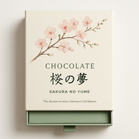 Boîte Cadeau Personnalisée de Luxe pour Chocolats, Sans Sucre, avec Poignée, en Carton Kraft Ondulé Écologique, Fermeture Magnétique, Personnalisable