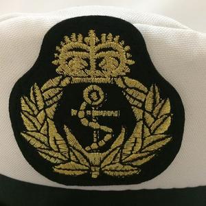 Großhandel Custom White Sailor Captain Cap Kostüm Gestreifte Marine <span class=keywords><strong>Pilot</strong></span> Hut für Sport Casual Beach Party Zubehör Yacht Weiß - Product Image 4