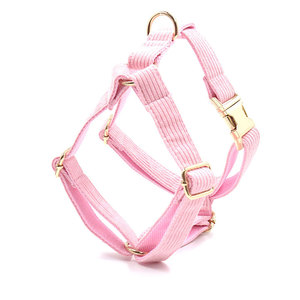 Collar Personalizado para Cachorro con Hebillas Doradas, Estilo <span class=keywords><strong>Princesa</strong></span>, Collar de Pana Rosa Claro para Perro, Buen Precio, Elegante Collar y Correa para Mascotas con Lazo - Product Image 5