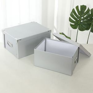 Caja de Papel Plegable Grande - Caja de Almacenamiento de Color Sólido para <span class=keywords><strong>Ropa</strong></span>, Libros, Cómics y CDs - Product Image 1