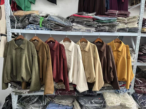 OUDINA Vente en gros Nouvelle <span class=keywords><strong>veste</strong></span> décontractée à fermeture éclair en daim vert effet texturé, coupe-vent, bomber, <span class=keywords><strong>veste</strong></span> varsity, vestes pour femmes - Product Image 5