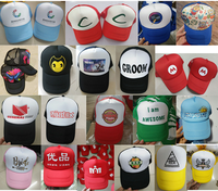 Casquette de baseball d'extérieur Wins Flying en maille de coton multicolore avec bouton en plastique, style snapback trucker 5 panneaux pour l'été