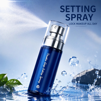 Spray Fixateur Liquide Matifiant Longue Durée Anti-rides, Resserre les Pores, Contrôle le Sébum et Résiste à l'Eau, Effet Soft Focus