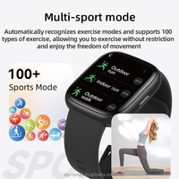 Nuevo reloj inteligente de moda Premium HD de 1,83 ", rastreador de salud, multideporte, BT, llamada, IP68, resistente al agua, batería de larga duración para IOS y Android