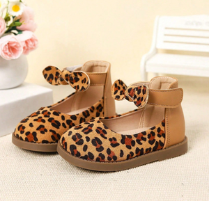 Nuevo Diseño de Zapatos de Vestir para Niña con Lazo de Leopardo - Product Image 3