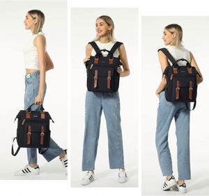 Muestra gratuita: Mochila duradera e impermeable para portátil con carga USB para estudiantes universitarios con gran capacidad - Product Image 6