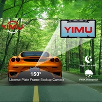 AHD CVBS Cut to Switch Caméra de recul de plaque d'immatriculation de style américain Vision nocturne Caméra étanche