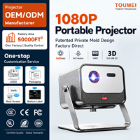 Achetez le projecteur 1080P X5 Android, projecteur 4K compatible 3D, home cinéma portable, sans fil, WiFi pour chambre/maison