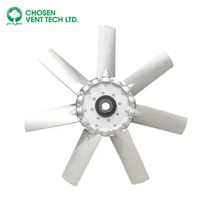 Eksenel fan parçaları alüminyum alaşımlı egzoz fanı çarkı farklı türleri