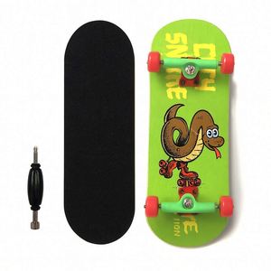 ขายส่งฟิงเกอร์บอร์ดแบบกำหนดเอง ขนาด 32 มม. ทำจากไม้เมเปิ้ล พร้อมทรัคโลหะ - Product Image 1