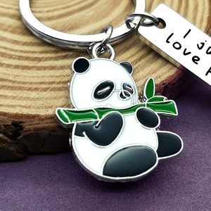 Hot Sale Cute Panda Keychain for Girls Panda Lovers Jewelry Gifts Animal Keyring Christmas Birthday Party Favors Bulk Price - Product Image 6