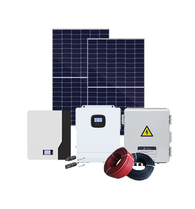 ระบบพลังงานแสงอาทิตย์51.2V แบตเตอรี่ไฮบริด5-10kW กริดแยกเฟสใช้ในบ้านระบบพลังงานแสงอาทิตย์ไฮบริด15KW 5KWH 10 kWh ไฮบริด15KWH - Product Image 1