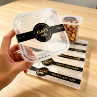 Étiquettes d'étanchéité OEM Premium en feuille d'or noir, autocollants inviolables personnalisés pour l'emballage alimentaire, les collations et les boîtes cadeaux
