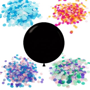 Push Pop Boy or Girl Kids Toys <strong>Wedding</strong> Halloween Balloon Biodegradable Flameproof <strong>Tissue</strong> Printed Wholesale Round Paper Confetti - Product Image 5