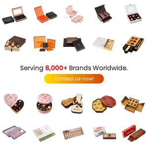 Confezione Regalo di Lusso Personalizzata con Logo e Finestra Trasparente per Cioccolatini - Product Image 2