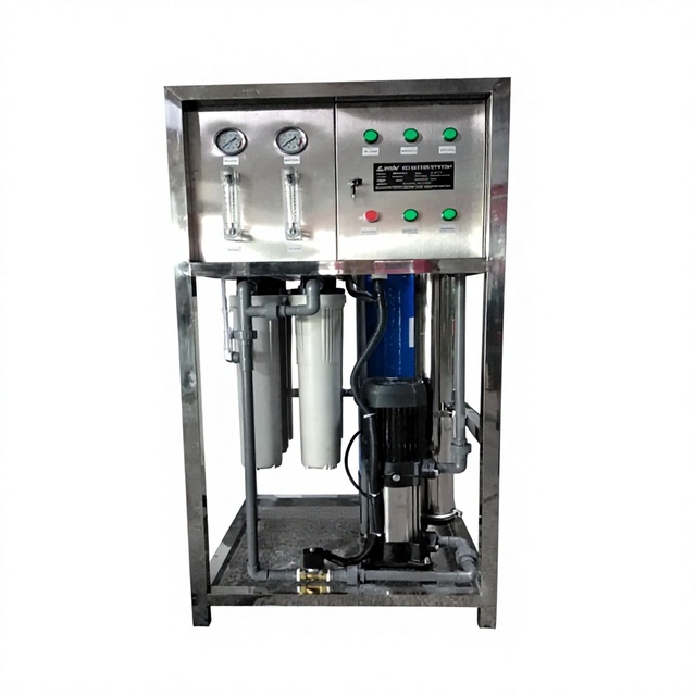 500L/H RO Machine With Carbon Pre Filtration for Pure Water Filling Sachet Bottle
