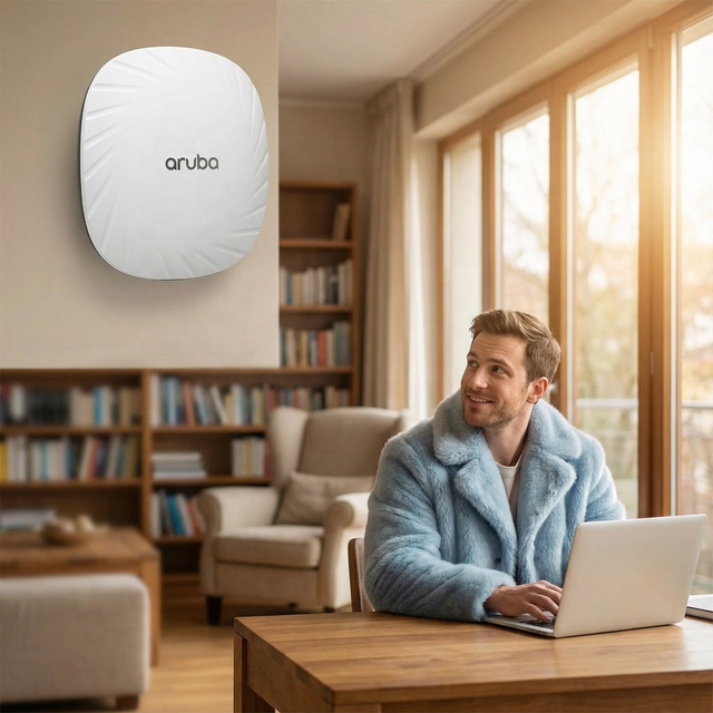 HPE Aruba AP-503 R8M98A, Enterprise Wi-Fi 6 AP, Integrated Zigbee/, 1-Year Warranty