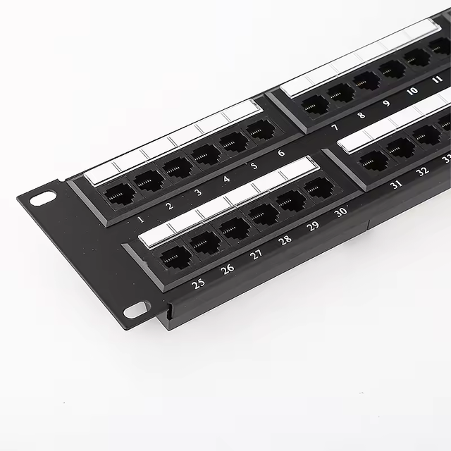 High Quality 48 Port Rj45 Cat6 Patch Panel Shelf