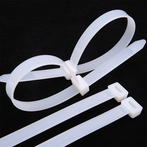 Gute Qualität Weiß <span class=keywords><strong>2.3</strong></span>*60MM 2,5 x300mm 3,6 x200mm Hohe temperatur widerstand Angepasst Langlebig Self-locking Nylon kabelbinder - Product Image 5