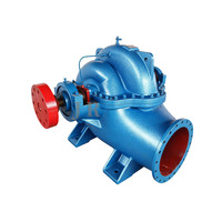 Pompe à eau électrique à haut débit en fonte, à haute pression, avec carter à volutes séparées, pompe à double aspiration