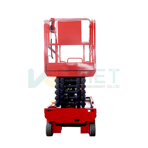 Plataforma elevadora de tijera eléctrica hidráulica autopropulsada 3-14m Caminar de baja altura Cero emisiones - Product Image 4