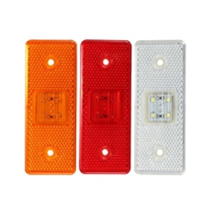 Hotsale <span class=keywords><strong>24V</strong></span> led ánh sáng đánh dấu bên, hình chữ nhật dẫn ánh sáng xe tải cho rơ moóc Xe Buýt KingLong Xe Buýt - Product Image 2