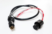 Connecteur de câble réseau Gigabit étanche mâle/femelle 13 cœurs, alimentation 8 cœurs, 5 cœurs, pour câble sous-marin IP68 en acier inoxydable