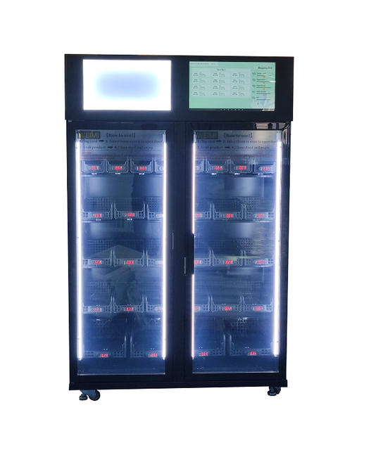 24 Self Service Smart Fridge for Sale Healthy Protein Powder Vending Machine in the Gym