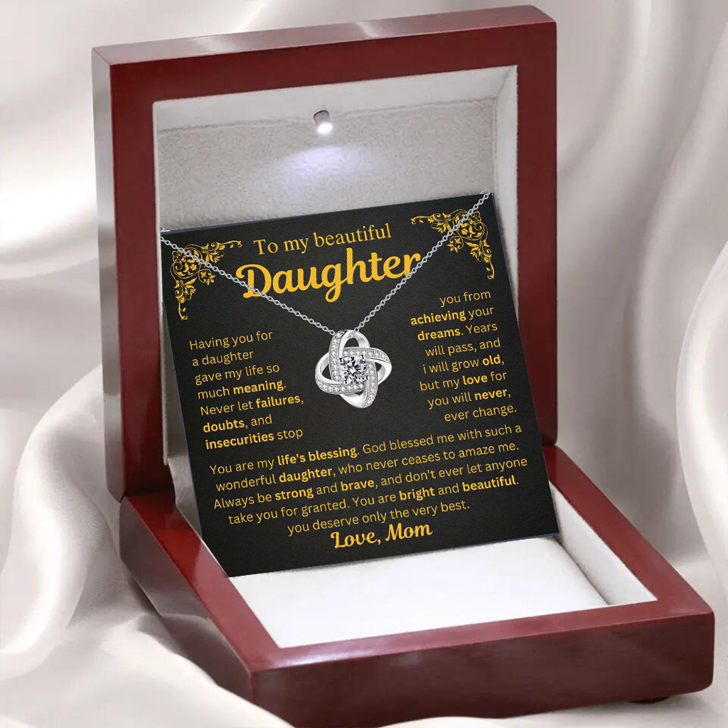 Necklace (silver) + D card light box