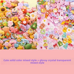 Material de Resina de Dibujos Animados para Manualidades, Adornos Ecológicos Hechos a Mano para Decoración de Fundas de Teléfono Móvil y Horquillas - Product Image 6