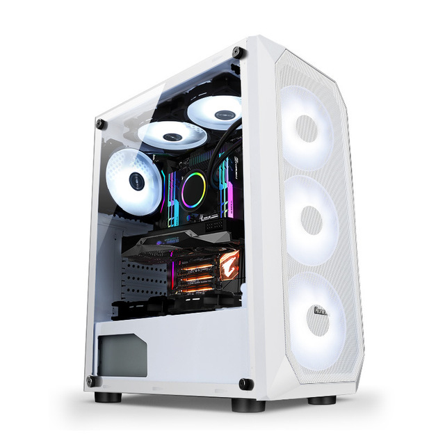 2026 Hot Sale ATX Vertical Gaming PC Case Glass Computer Cabinet & Tower for PC Gamers