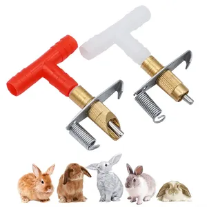 High Quality Nipple Drinkers Galvanized Automatic Rabbit Nipple Drinker Cage Use Rodent Water Drinkers for Sale