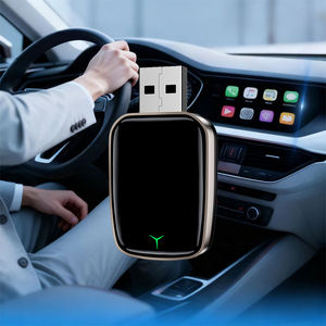 อะแดปเตอร์บลูทูธ 5.0 สำหรับ CarPlay แบบไร้สาย 2 in 1 แปลง CarPlay แบบมีสายเป็นไร้สาย เพื่อการเชื่อมต่อในรถยนต์ - Product Image 1