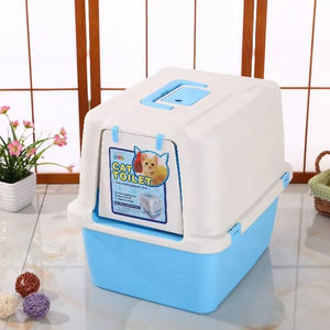 <span class=keywords><strong>Bac</strong></span> <span class=keywords><strong>à</strong></span> litière pour chat fermé en <span class=keywords><strong>plastique</strong></span> de haute qualité en gros facile <span class=keywords><strong>à</strong></span> nettoyer pour la livraison du courrier économise un demi-espace-trois options disponibles - Product Image 1