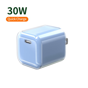 Manifattura sottile colorato 30w cubo USB porta singola USB caricatore compatto da parete per i phone 16 pro Smart Watch <span class=keywords><strong>AirPods</strong></span> - Product Image 1