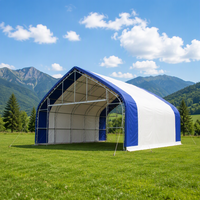 Fournisseur de tentes de stockage robustes, imperméables et ignifuges, de hangars de stationnement pour voitures de grande taille, et de bâtiments à double structure.